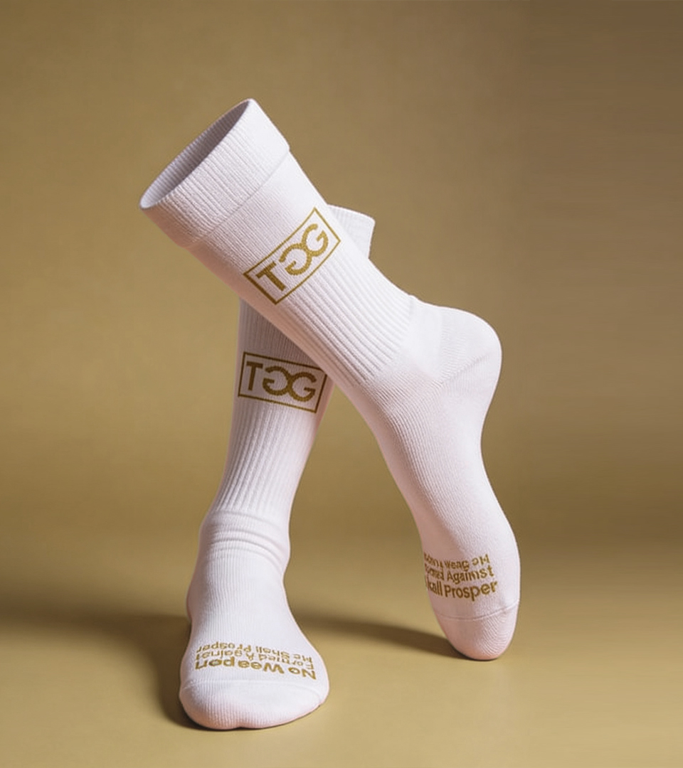 Bamboo Socks: Scripture based footwear made for ages 8 to 12